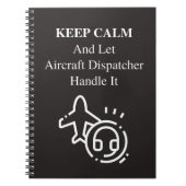 Blijf kalm en laat notitieboek (Voorkant)