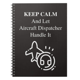 Blijf kalm en laat notitieboek