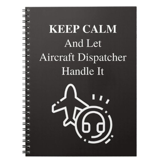 Blijf kalm en laat notitieboek (Voorkant)