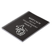 Blijf kalm en laat notitieboek (Linkerzijde)