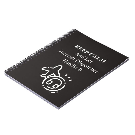 Blijf kalm en laat notitieboek (Linkerzijde)