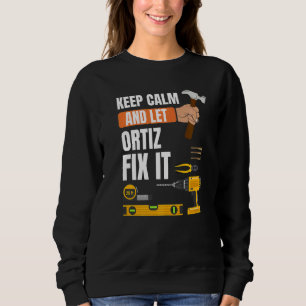 Blijf kalm en laat Ortiz repareren het Handyman Co Trui