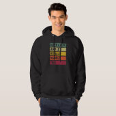 Blijf kalm en laat Ronald deze retro quote afhande Hoodie (Voorkant volledig)