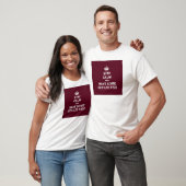 Blijf kalm en laat wat Gefilte vis eten T-shirt (Unisex)