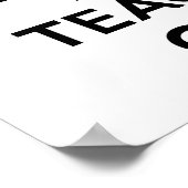 Blijf kalm en leer op Poster (Hoek)