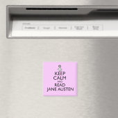 Blijf kalm en lees Jane Austen Magneet (Insitu (Vaatwasser))