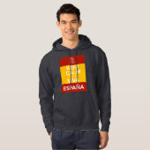Blijf Kalm en leve Spanje Hoodie (Voorkant volledig)