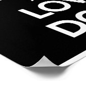 Blijf kalm en liefdeshonden poster (Hoek)