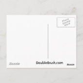 Blijf kalm- en liefdespannen afdrukken met cadeauk briefkaart (Achterkant)