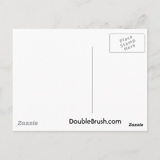 Blijf kalm- en liefdespannen afdrukken met cadeauk briefkaart (Achterkant)