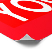 Blijf kalm en luister naar je moeder poster (Hoek)