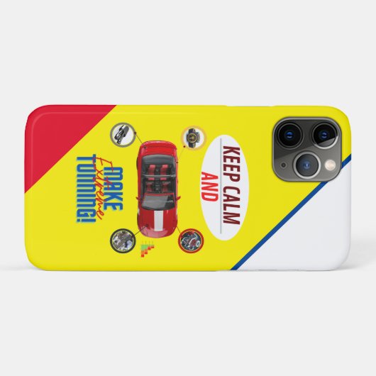 BLIJF KALM EN MAAK EXTREME DUNNING Case-Mate iPhone CASE (Achterkant (horizontaal))