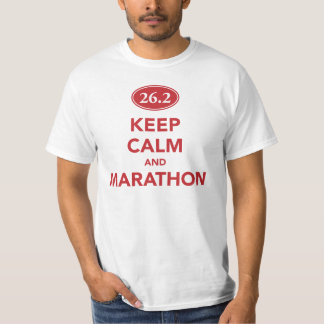 Blijf kalm en marathon. Shirt