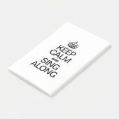 BLIJF KALM EN MEEZINGEN POST-IT® NOTES (Schuin)