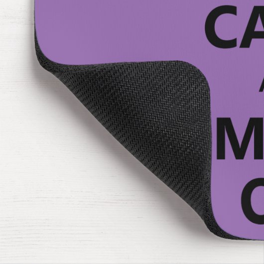 Blijf kalm en Moo On - Grappig Muismat (Hoek)