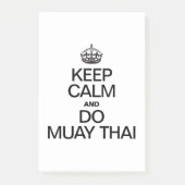 Blijf Kalm en Muay Thai Post-it® Notes (Voorkant)