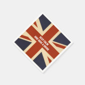 Blijf kalm en neem een drink servetten (Hoek)