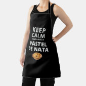 Blijf kalm en neem een pastel de nata schort (Insitu)