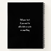 Blijf Kalm en Pak Piraten Persoonlijk Gemaakt Notitieboek (Achterkant)