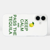 Blijf kalm en passeer de tequila iPhone 4 case-mat Case-Mate iPhone Case (Achterkant (horizontaal))