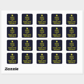 Blijf kalm en passeer de Tequila stickers (Vel)