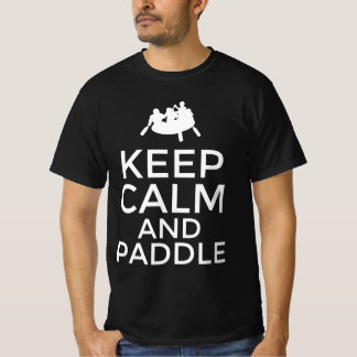 Blijf kalm en peddel t-shirt