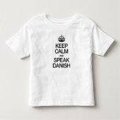 BLIJF KALM EN PRAAT DEENS KINDER SHIRTS (Voorkant)