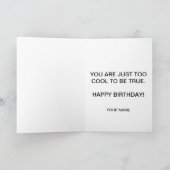 Blijf kalm en retourkaart kaart (Binnen)