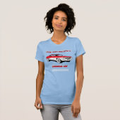 Blijf kalm en rij een Muscle Car T-shirt (Voorkant volledig)
