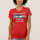 Blijf kalm en rij een Supercar T-shirt (Voorkant)