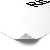 BLIJF KALM EN RIJD DOOR POSTER (Hoek)
