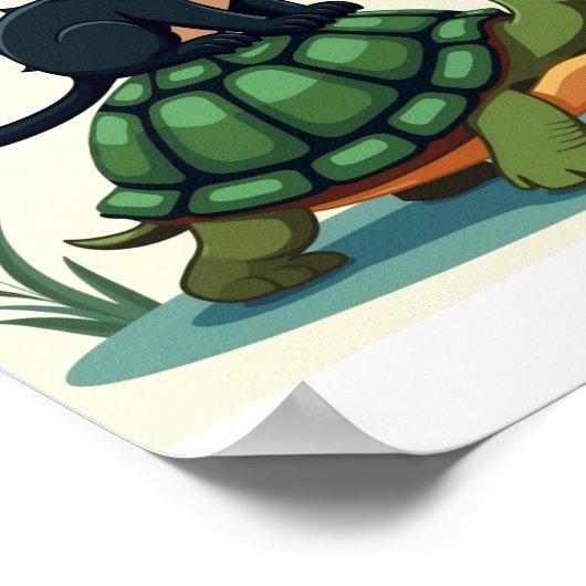 Blijf kalm en rijd verder poster (Hoek)