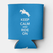 Blijf kalm en rijden op jager jumper blikjeskoeler (Voorkant)