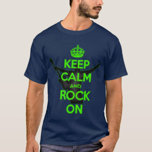 Blijf Kalm en Rock Door T-shirt