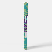 BLIJF KALM EN ROCK ON Verander blauwgroen elke kle Case-Mate iPhone Case (Achterkant / Rechts)