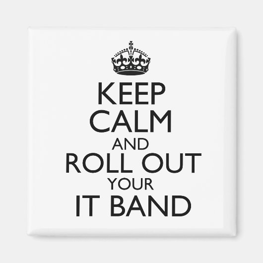 Blijf kalm en rol je IT-bandmagneet uit Magneet (Voorkant)