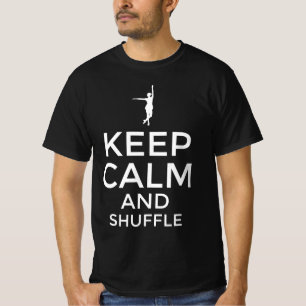 Blijf kalm en schudden t-shirt