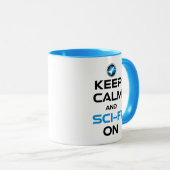 Blijf kalm en sci-fi aan mok (Voorkant rechts)