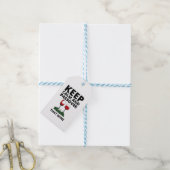 blijf kalm en sla die wijn over cadeaulabel (Met Touw)