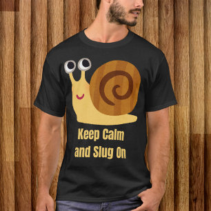 Blijf kalm en slet aan t-shirt