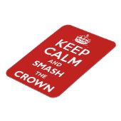 Blijf kalm en smash de kroon magneet (Linkerzijde)