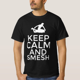 Blijf kalm en smesh t-shirt
