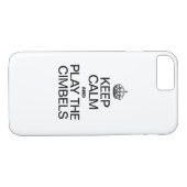 BLIJF KALM EN SPEEL DE CIMBELS Case-Mate iPhone CASE (Achterkant (Horizontaal))
