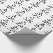 Blijf Kalm en Speel de Octavemandoline Cadeaupapier (Hoek)