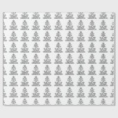 Blijf Kalm en Speel de Octavemandoline Cadeaupapier (Vlak)