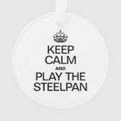 BLIJF KALM EN SPEEL DE STEELPAN ORNAMENT (voorkant)