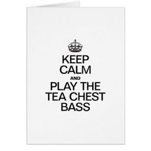 BLIJF KALM EN SPEEL DE THEEKAS BAS