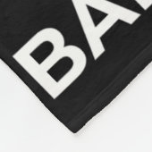 Blijf kalm en speel Dminton Gift Fleece Deken (Hoek)
