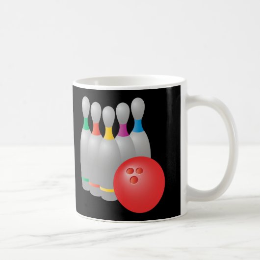 BLIJF KALM EN SPEEL DOOR - Bowling Koffiemok (Rechts)