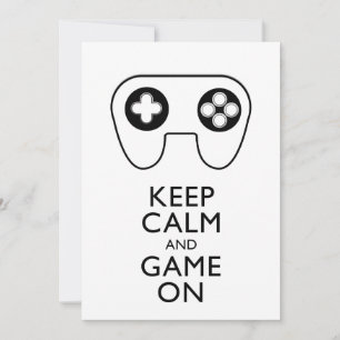 BLIJF KALM EN SPEEL DOOR - Game pad